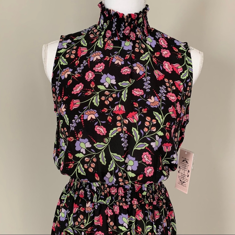 Nanette Lepore Floral Smocked Blouson Dress - Picture 4 of 12